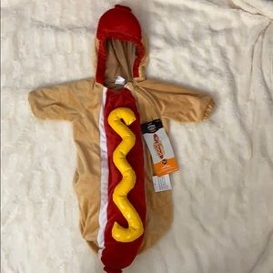 Infant Hot Dog Costume 0-6 months